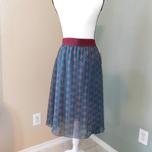 LulaRoe midi skirt size M